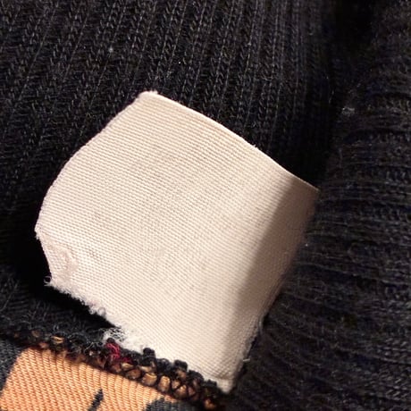 MADE IN USA製 jo handin タートルネックカットソー ブルー 14サイズ