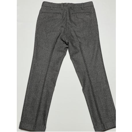 FOX FLANNEL生地使用 Journal Standard ウールカシミヤスラックス チャコールグレー Mサイズ ダブル仕上げ