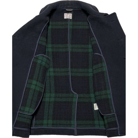 MADE IN ENGLAND製 British Journal Standard Pコート ネイビー Mサイズ