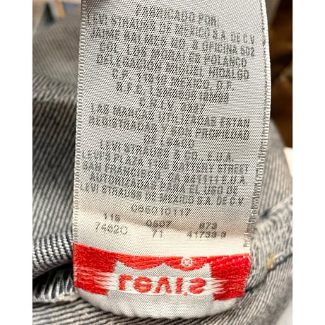 MADE IN MEXICO製 LEVI'S 501XX デニムパンツ インディゴ W30×L34サイズ