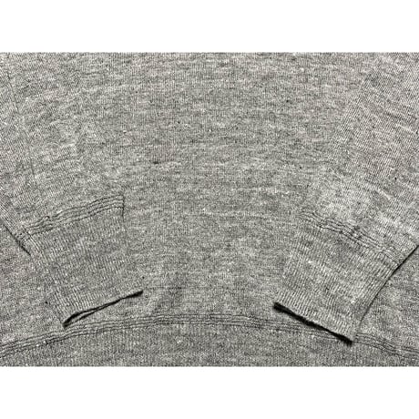 NANO UNIVERSE French Linen Vネックリネンセーター グレー Sサイズ