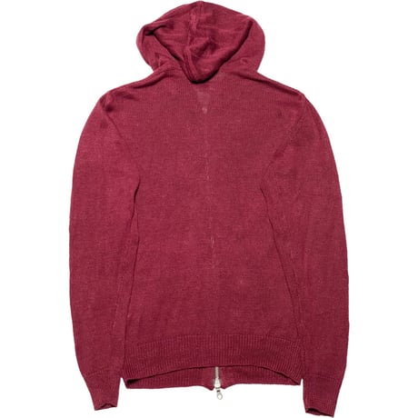 BEAUTY & YOUTH UNITED ARROWS リネンフルジップニットパーカー ワイン Sサイズ