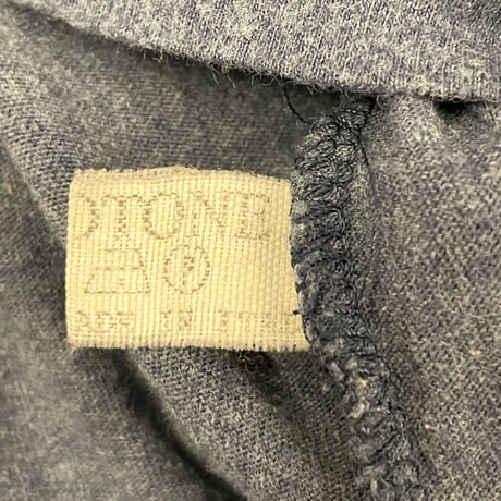 MADE IN ITALY製 ALBATROS ポケット付きヘンリーネックTシャツ ネイビー
