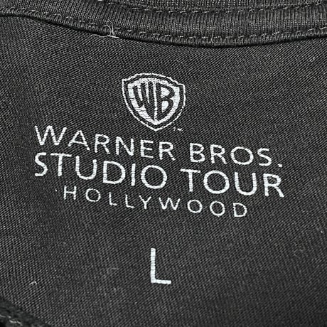 WARNER BROS. STUDIO TOUR ロゴプリントTシャツ ブラック Lサイズ