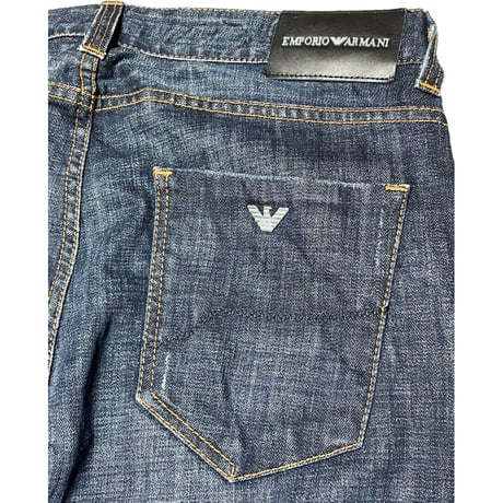 MADE IN USA製 EMPORIO ARMANI HANDMADEデニムパンツ インディゴ W34サイズ