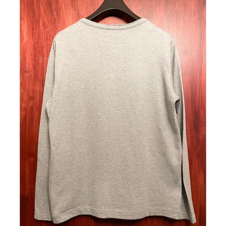 MADE IN JAPAN製 Brilla per il gusto 長袖ヘンリーネックTシャツ グレー Lサイズ