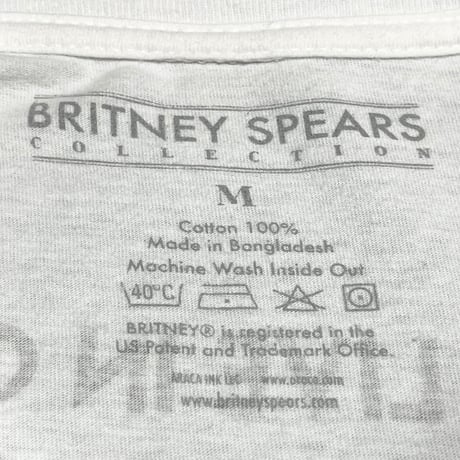BRITNEY COLLECTION Britney Spears 2017年来日公演ライブプリントTシャツ ホワイト Mサイズ