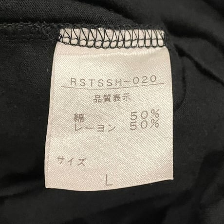 MADE IN JAPAN製 ROCSTAR HIPHOPプリントTシャツ ブラック Lサイズ