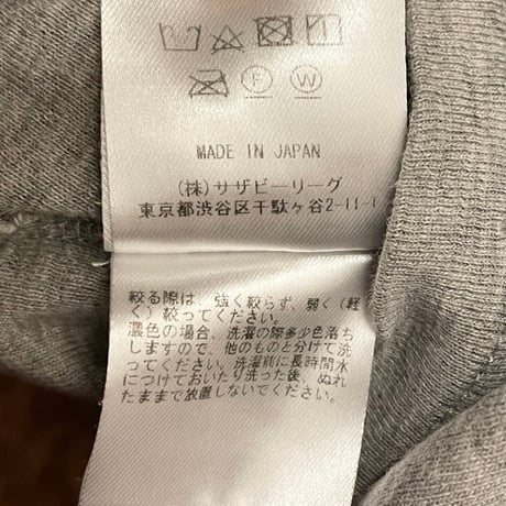 MADE IN JAPAN製 Ron Herman 半袖VネックTシャツ グレー Mサイズ