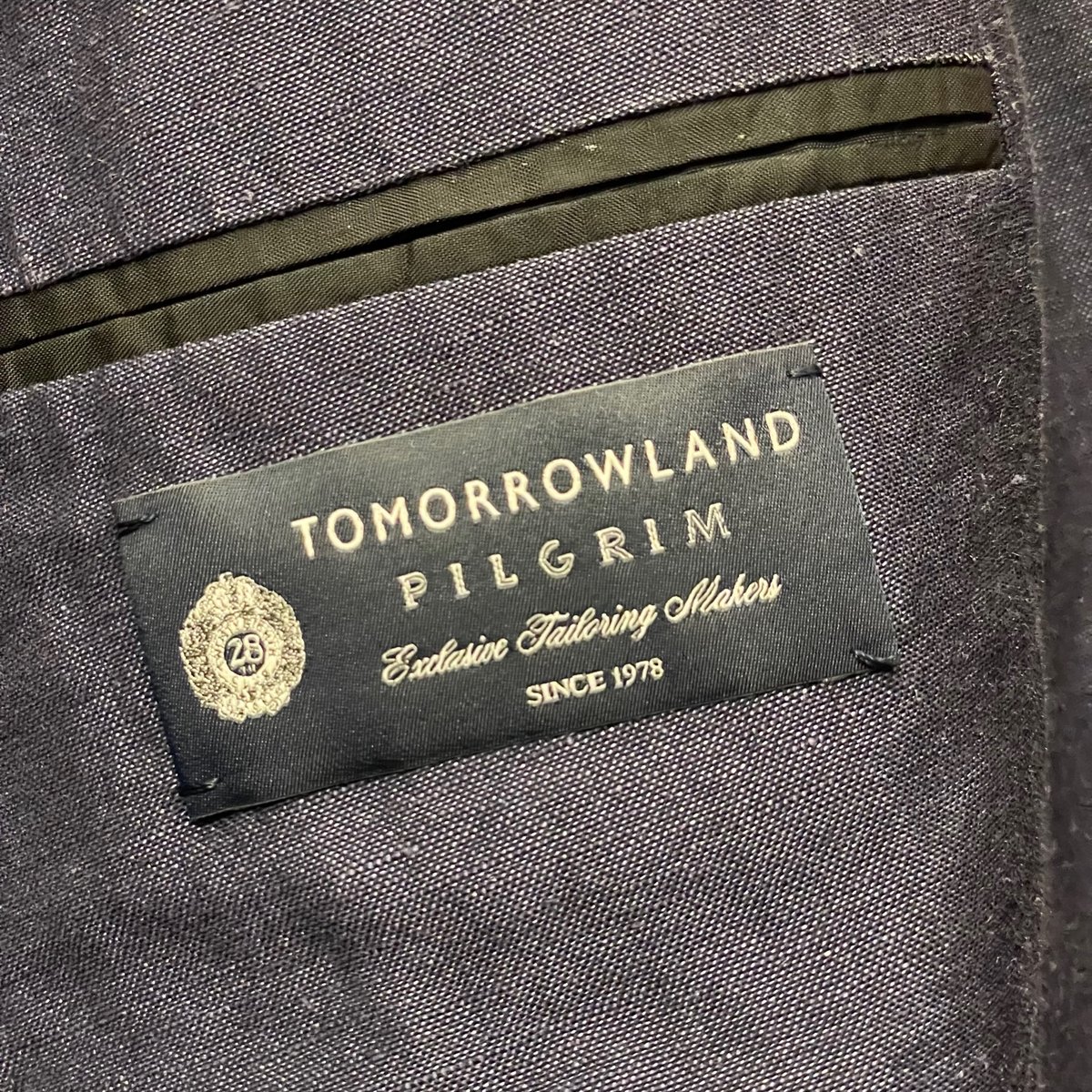 MADE IN ITALY製 ANGELICO生地使用 TOMORROWLAND PILGRI MADE IN ITALY製 ANGELICO生地使用 TOMORROWLAND PILGRI