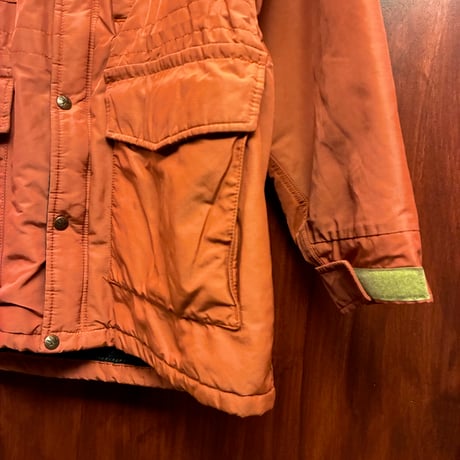 希少 MADE IN USA製 80s Golden Fleece ナイロンマウンテンパーカー オレンジ 40サイズ