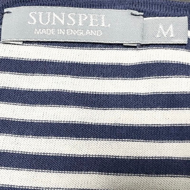 新品未使用品　別注　SUNSPEL ボーダー長袖カットソー Mサイズ SUNSPEL＞ ロングスリーブ ボーダー カットソー