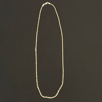 10金製 10Kイエローゴールド ロープチェーンネックレス ゴールド 幅2mm×46mm