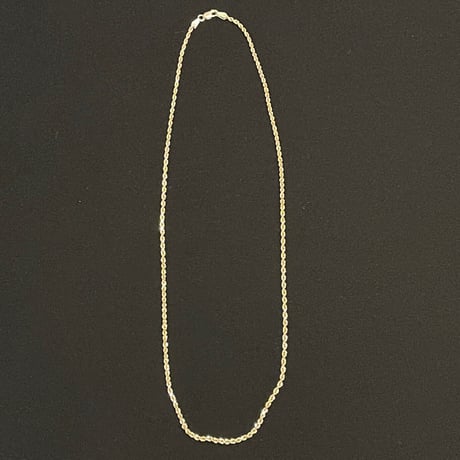 10金製 10Kイエローゴールド ロープチェーンネックレス ゴールド 幅2mm×46mm