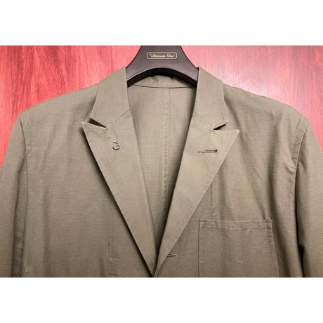 MADE IN JAPAN製 BKT by BROOKLYN TAILORS コットンテーラードジャケット モスグリーン Mサイズ