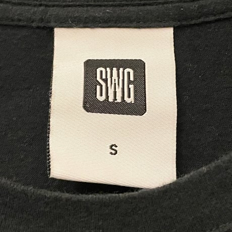 MADE IN JAPAN製 SWAGGER 猫デザイン プリントTシャツ ブラック Sサイズ