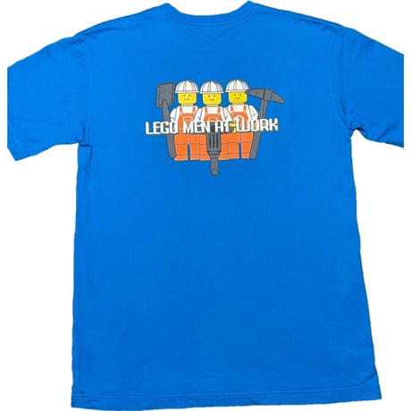 LEGO オフィシャル半袖プリントTシャツ ブルー Lサイズ