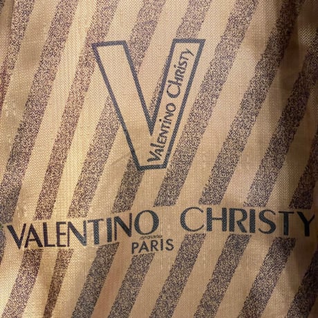 VALENTINO CHRISTY ラムレザーダブルコート ブラウン