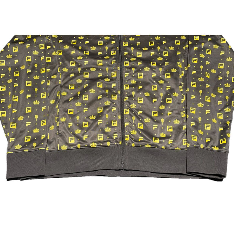 FILA FOR URBAN OUTFITTERS 総柄トラックジャケット ブラウン L