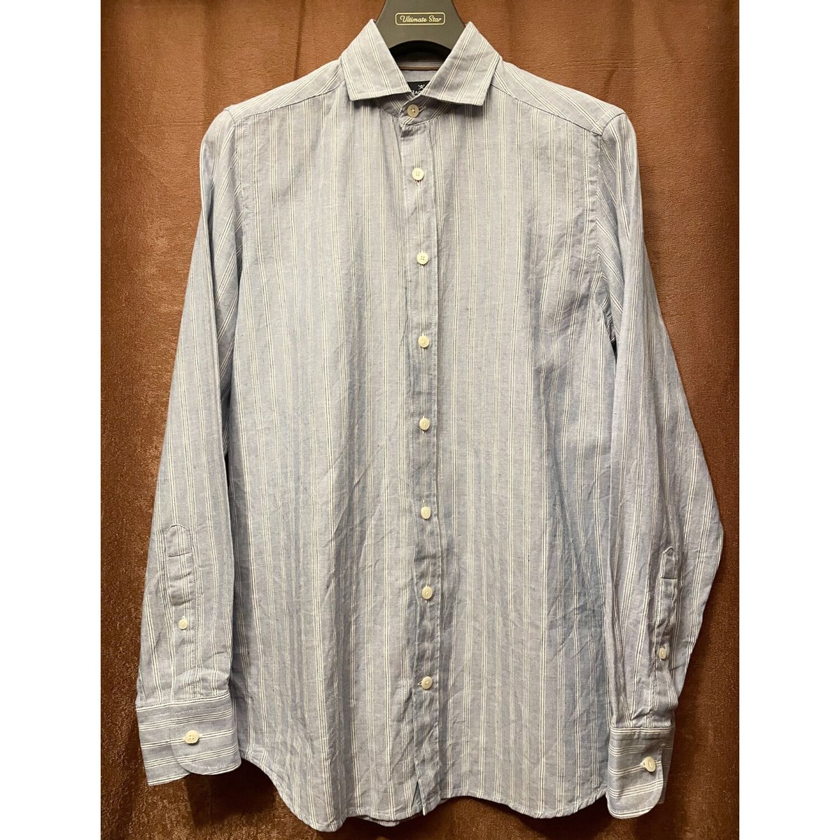 MADE IN PORTUGAL製 HACKETT LONDON 長袖ストライプコットン MADE IN PORTUGAL製 HACKETT LONDON 長袖ストライプコットン