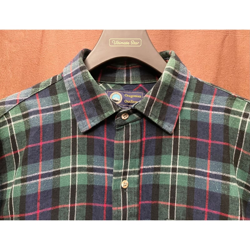 MADE IN USA製 Oregonian Outfitters 長袖チェック柄フランネルシ