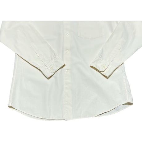MADE IN JAPAN製 TOMORROWLAND MACPHEE コットン長袖シャツ アイボリー Mサイズ相当