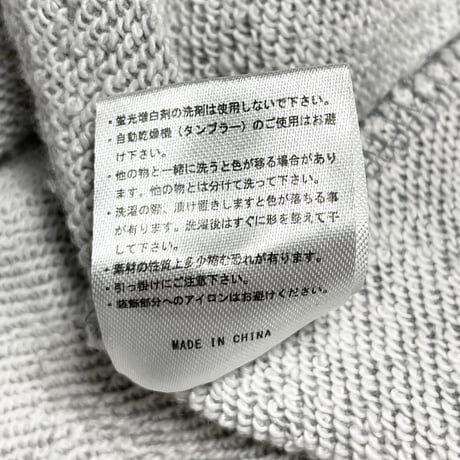 CRU ロゴプリントプルオーバーパーカー グレー Mサイズ