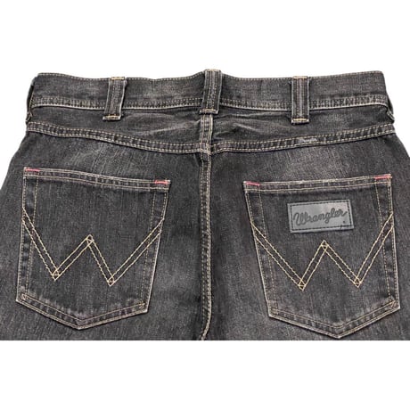 Wrangler ブラックデニムパンツ ブラック W29サイズ