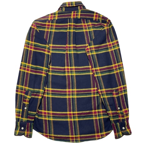 MADE IN USA製 INDIVIDUALIZED SHIRTS 長袖チェックシャツ マルチチェック 14 1/2-32サイズ