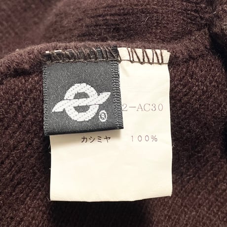 激レア MADE IN JAPAN製 NITROW カシミヤ100% ニット帽 ブラウン Fサイズ