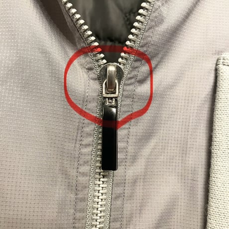 ▲訳あり商品▲ 激レア MADE IN JAPAN製 SWAGGER 初期モデル 背面ニット中綿フルジップジャケット グレー Sサイズ