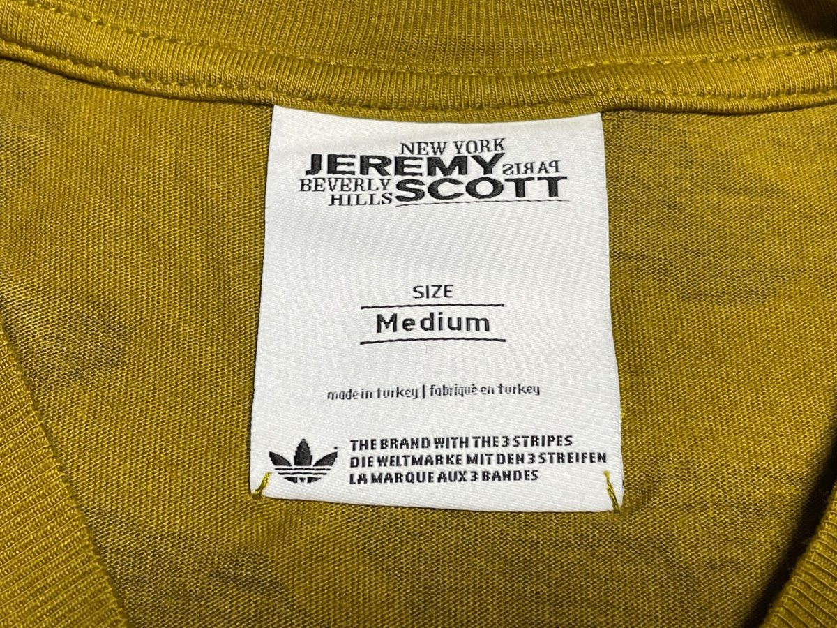 未使用 jeremyscott adidas コラボ カットソー 迷彩 adidas × JEREMY SCOTT コラボプリントTシャツ 迷彩 Mサイズ