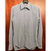 未使用品　FAIRFAX　シャツ　リネン　アルビニ　イエロー　ストライプ　長袖 新品未使用】Apartby ストライプシャツ 黄色 洗える オーバー