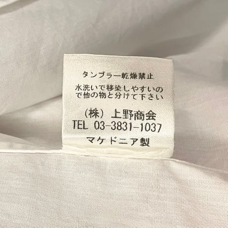 Sidian,Ersatz & Vanes ツートンカラー切り替え 長袖シャツ ホワイト×ピンク S/38-15サイズ