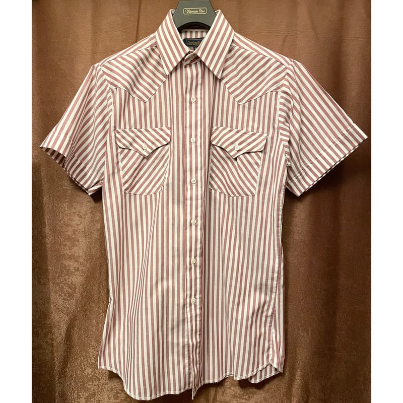 MADE IN USA製 80s～90s Panhandle Slim 半袖ストライプ柄ウエス