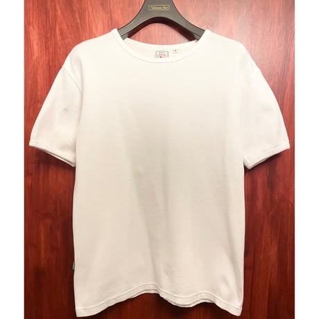 AVIREX クルーネックサーマルニットTシャツ ホワイト Lサイズ