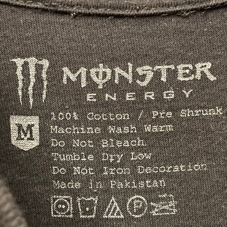 MONSTER ENERGY ロゴプリントTシャツ ブラック Mサイズ