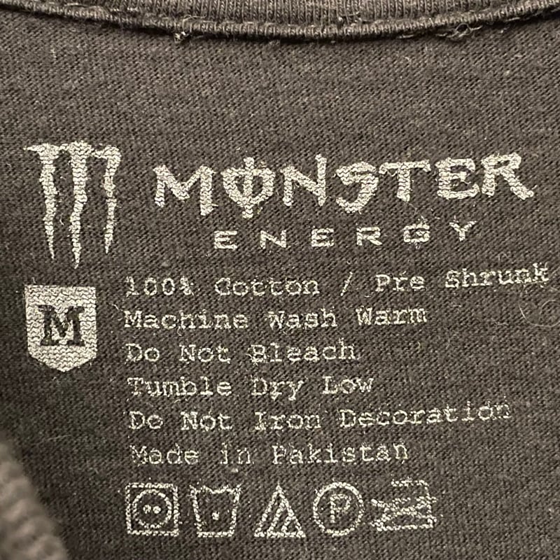 MONSTER ENERGY ロゴプリントTシャツ ブラック Mサイズ