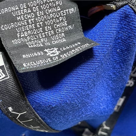 NEW ERA NEWYORK KNICKS HARDWOOD CLASSICS スナップバックベースボールキャップ ブルー×オレンジ MLサイズ