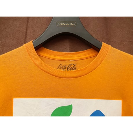 Coca-Cola FANTA ORANGE プリントTシャツ オレンジ Mサイズ