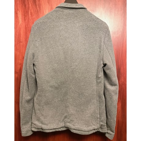 FRANKLIN MARSHALL ALUMNI スウェットニットテーラードジャケット グレー XSサイズ
