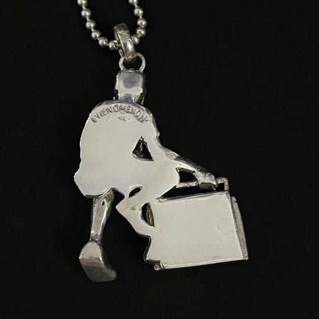 ☆未使用新古品☆ 激レア Gabriel Urist x PHENOMENON B-BOY Pendant Old School ボールチェーンネックレス シルバー