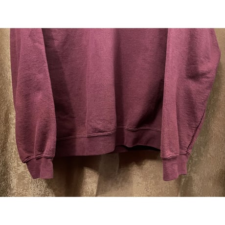 MV SPORT COE COLLEGE カレッジプリントスウェットトレーナー ワイン Lサイズ