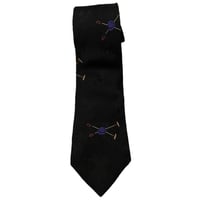 MADE IN ITALY製 RUGBY RALPH LAUREN スカル柄ハンドメイドシルク