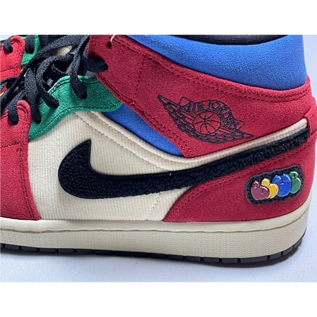 ☆黒タグ付き新古品☆ NIKE AIR JORDAN1 MID SE FEARLESS BLUE THE GREAT スニーカー マルチカラー 10.5/28.5cm