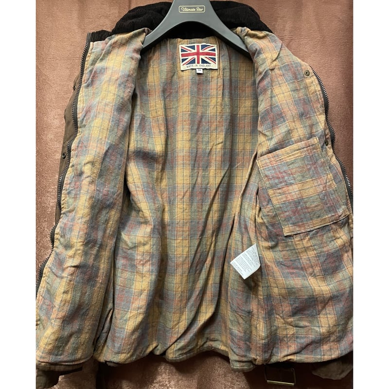 MADE IN ENGLAND製 フルジップハンティングオイルドジャケット