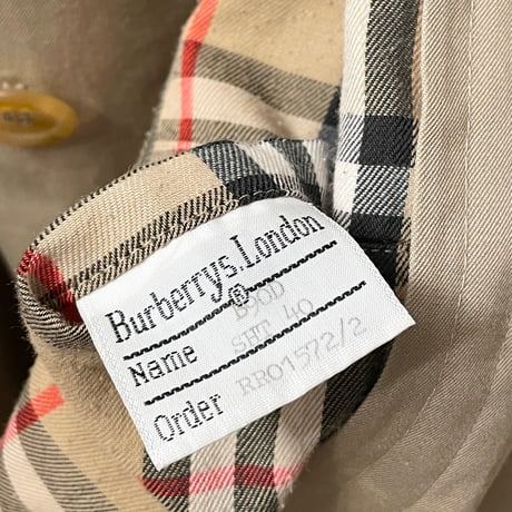 MADE IN ENGLAND製 OLD BURBERRY ライナーステンカラーコート ベージュ
