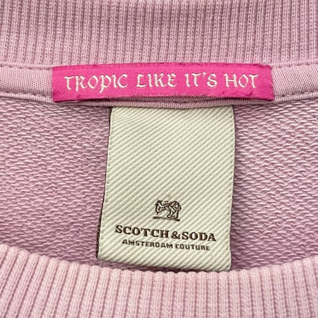 SCOTCH & SODA スウェットトレーナー パープル Mサイズ