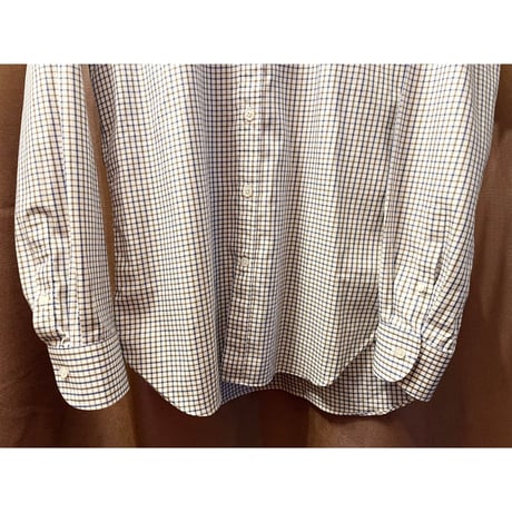 MADE IN JAPAN製 BEAMS F 長袖ブロックチェックシャツ マルチカラー 39-15 1/2サイズ