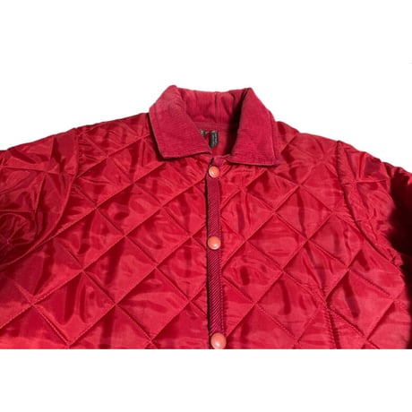 ▲訳あり商品▲ MADE IN ENGLAND製 LAVENHAM キルティングジャケット レッド 36/48サイズ